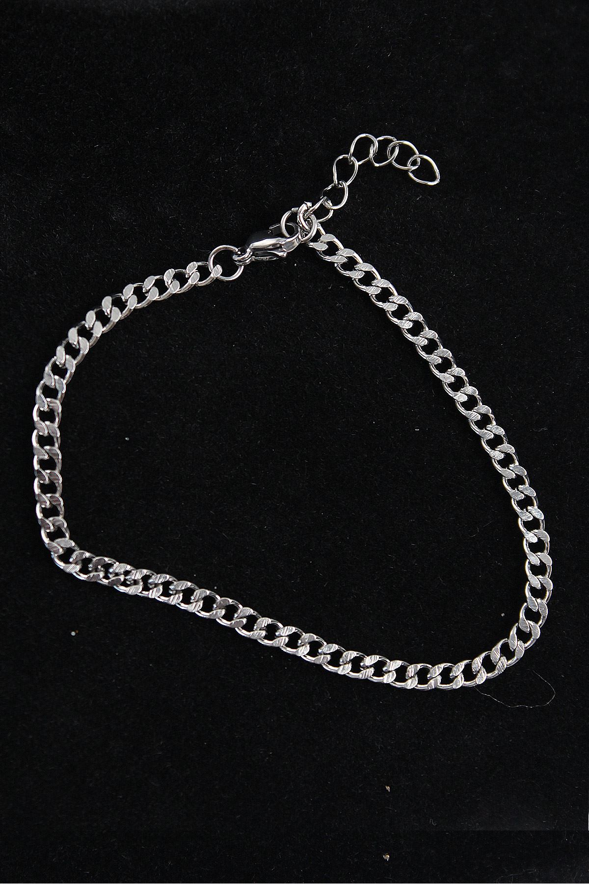 YRTCL 316L Çelik İnce Klasik Model Gümüş Renk Erkek Bileklik