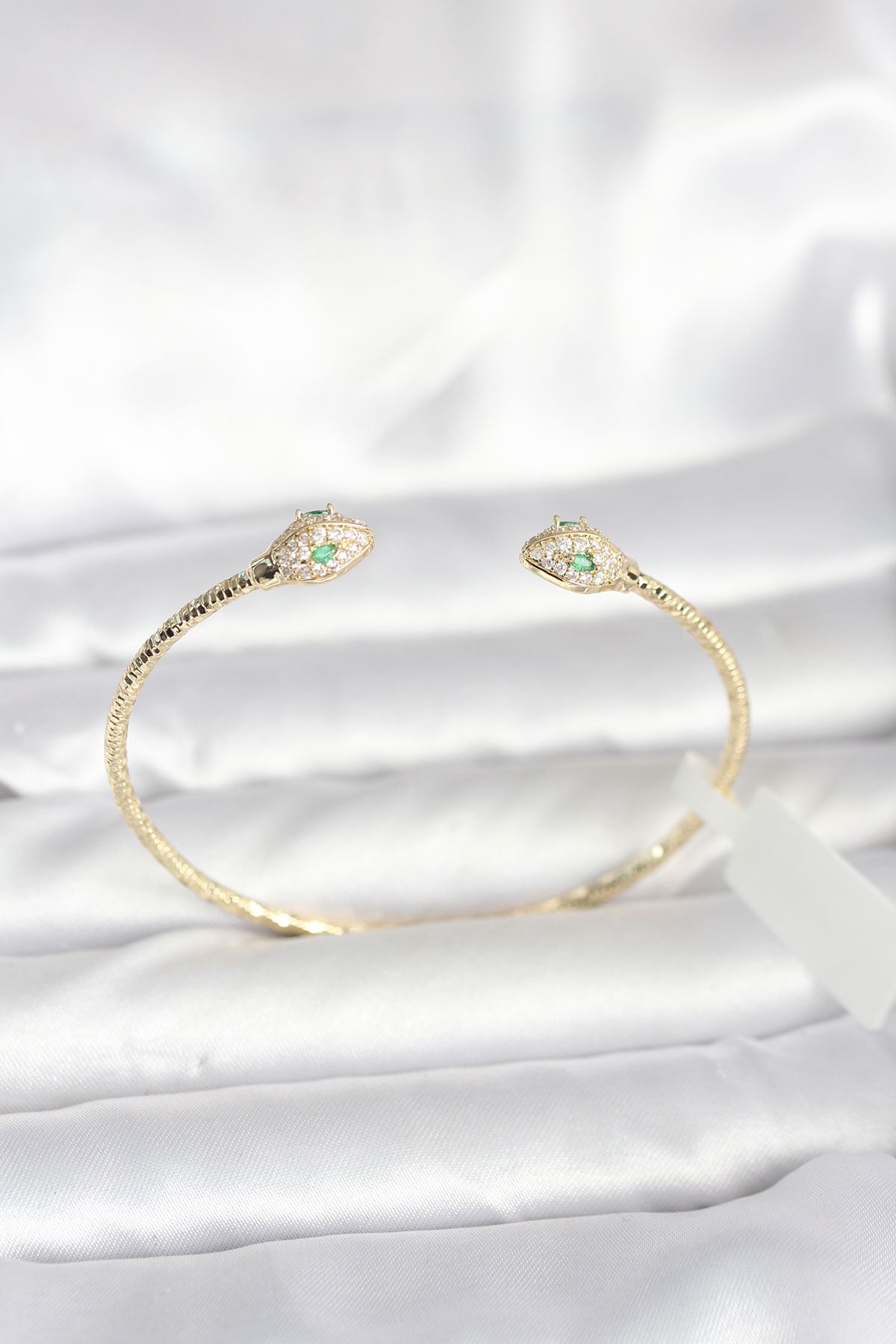 YRTCL Pirinç Gold Renk Yılan Model Bileklik