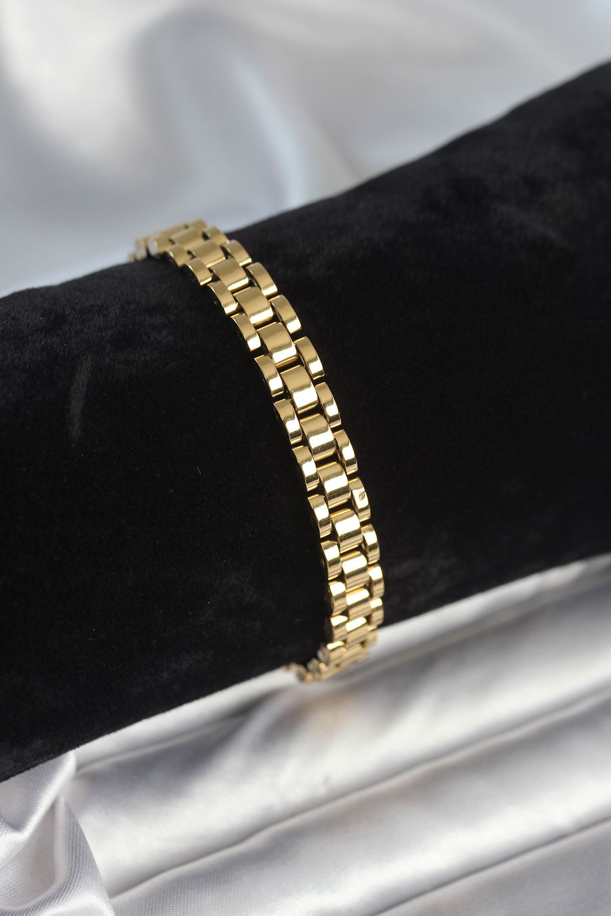 YRTCL 316L Çelik Gold Renk 7 mm Kalınlık Erkek Bileklik