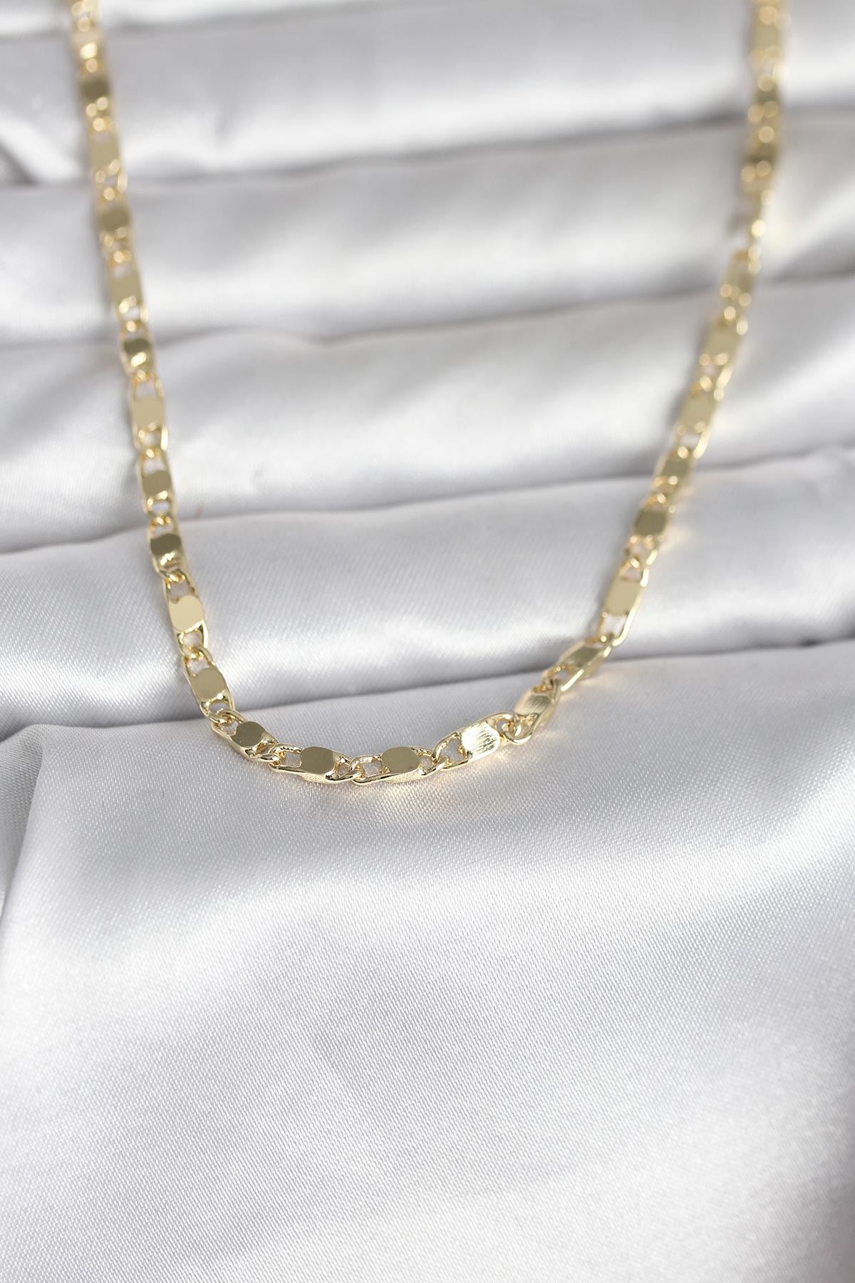 YRTCL CM 14K Gold Renk Arpa Model 45 cm Kadın Kolye