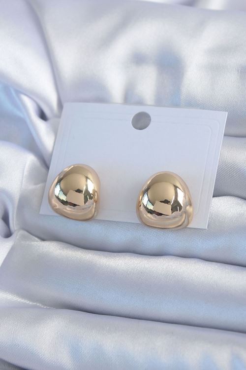 YRTCL Gold Renk Pirinç Kadın Küpe