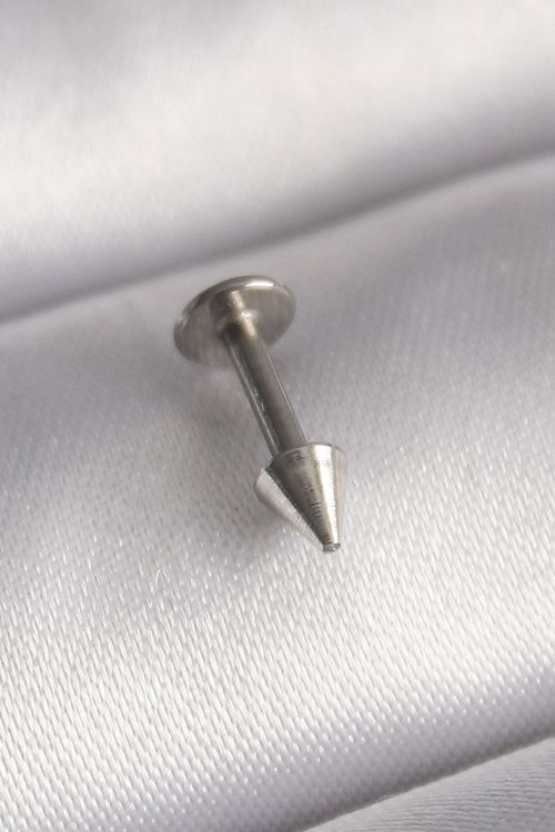 YRTCL 316L Çelik Gümüş Renk Çivi Model Piercing