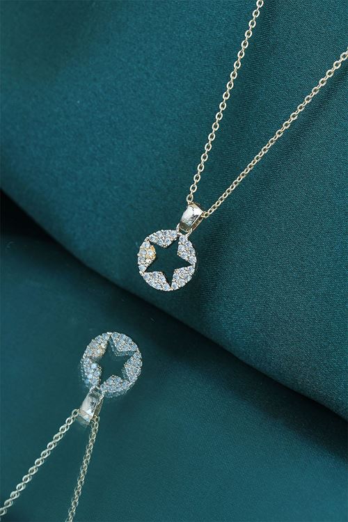 YRTCL Yıldız Tasarım Gold Renk Kadın Kolye