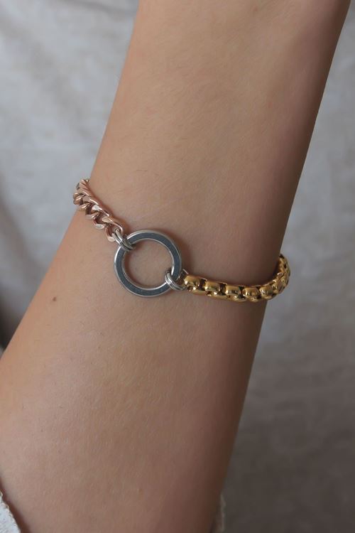 YRTCL Çelik Mix Renk Kadın Bileklik