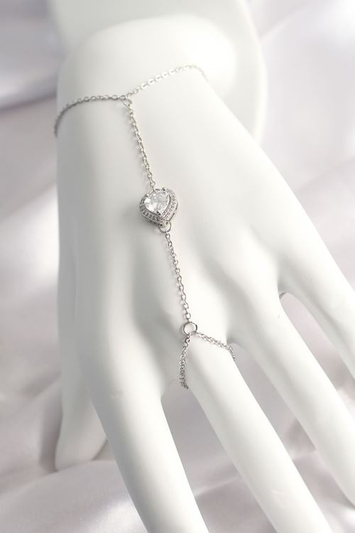 YRTCL 316L Çelik Gümüş Renk Kalp Model Şahmeran