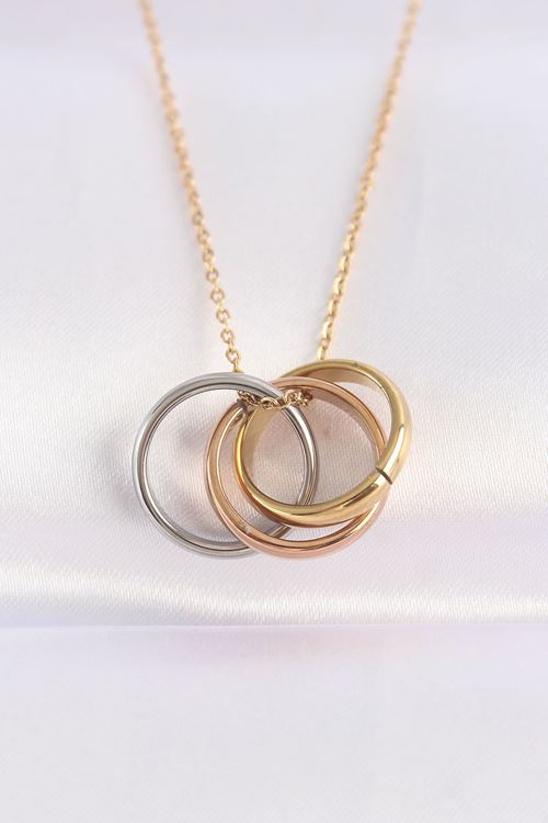 YRTCL 316L Çelik Zincir Çoklu Renk Model Kolye