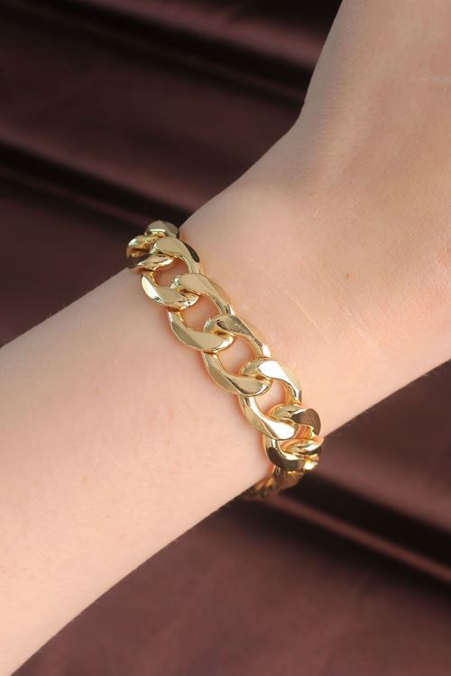 YRTCL 316L Çelik Vip Seri Gold Renk Gurmet Model Bileklik