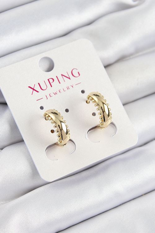 YRTCL Xuping Çit Halka Model Gold Renk Kadın Küpe