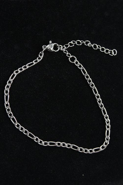 YRTCL 316L Çelik Figaro Model Gümüş Renk Erkek Bileklik