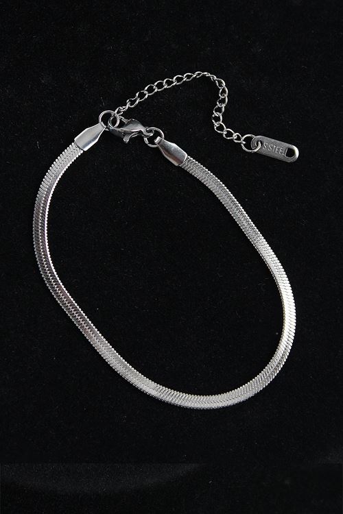 YRTCL 316L Çelik İtalyan Model Gümüş Renk Erkek Bileklik