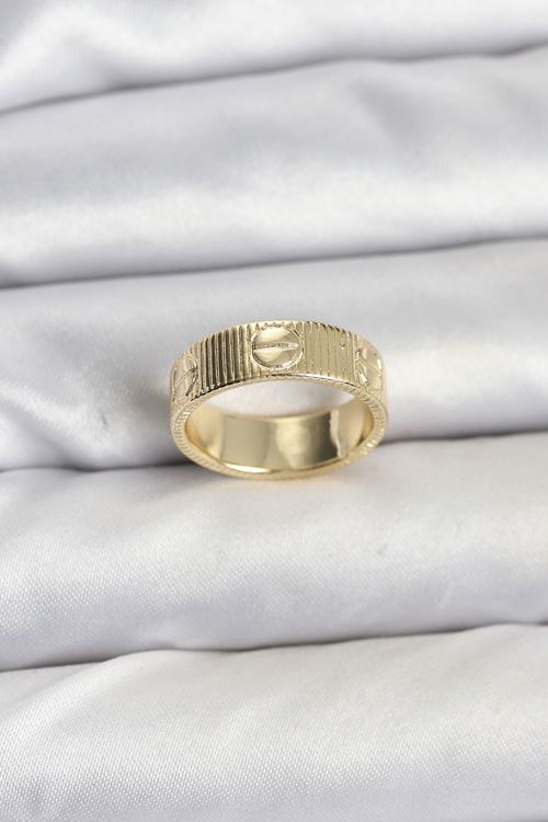 YRTCL Gold Renk Model Kadın Yüzük