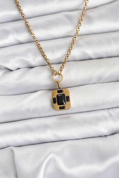 YRTCL 316L Çelik Zincir Gold Renk Vintage Model Kadın Kolye