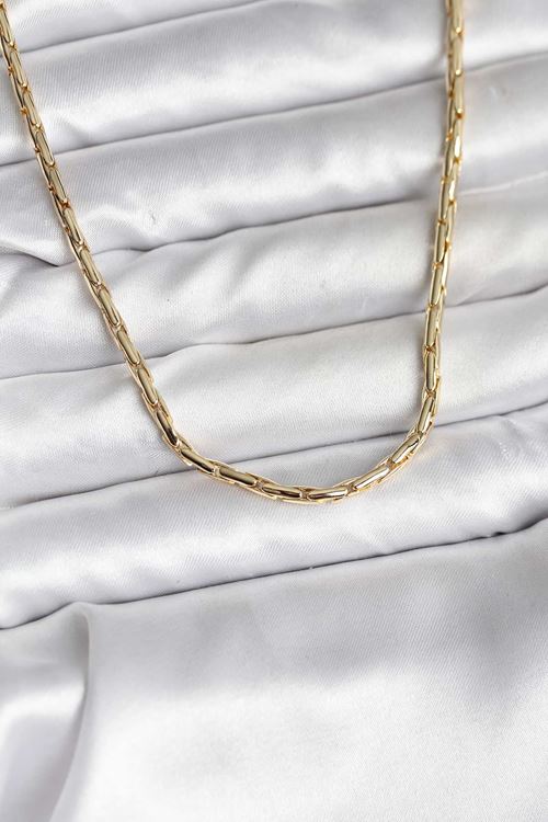 YRTCL 14K Gold Renk Kaplama Model CM Kadın Kolye