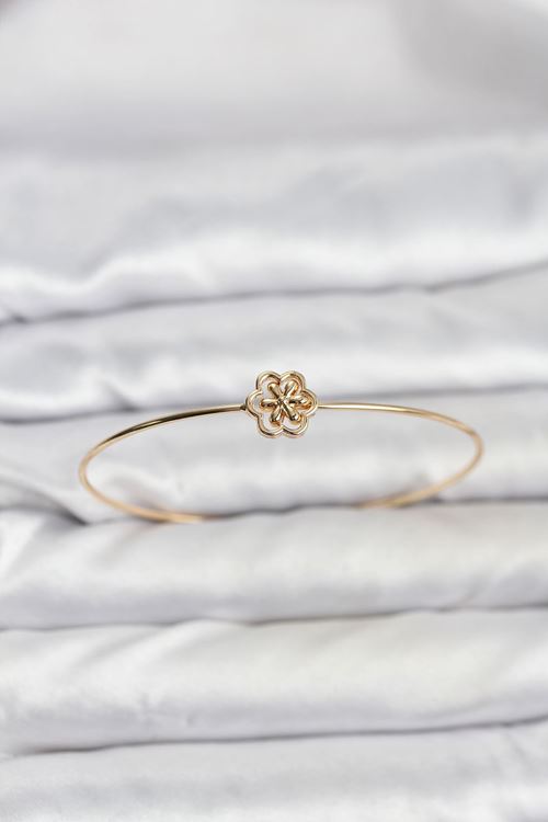 YRTCL Lotus Model Gold Renk Bileklik