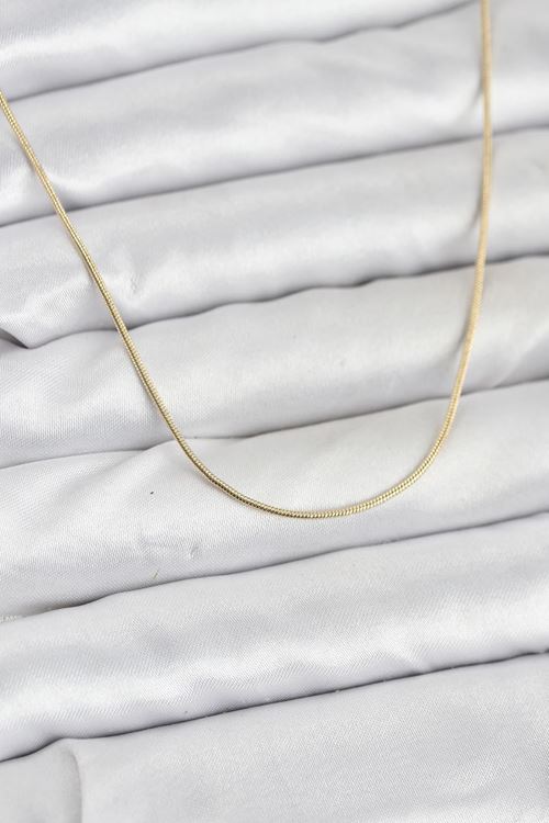 YRTCL CM 14K Gold Renk Yılan Zincir Model Kadın Kolye