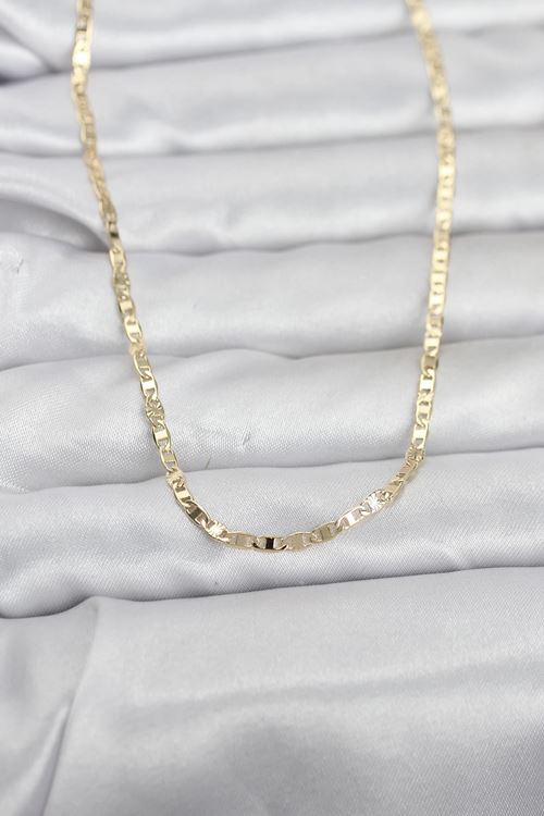 YRTCL CM 14K Gold Renk Zincir Model 60 cm Kadın Kolye