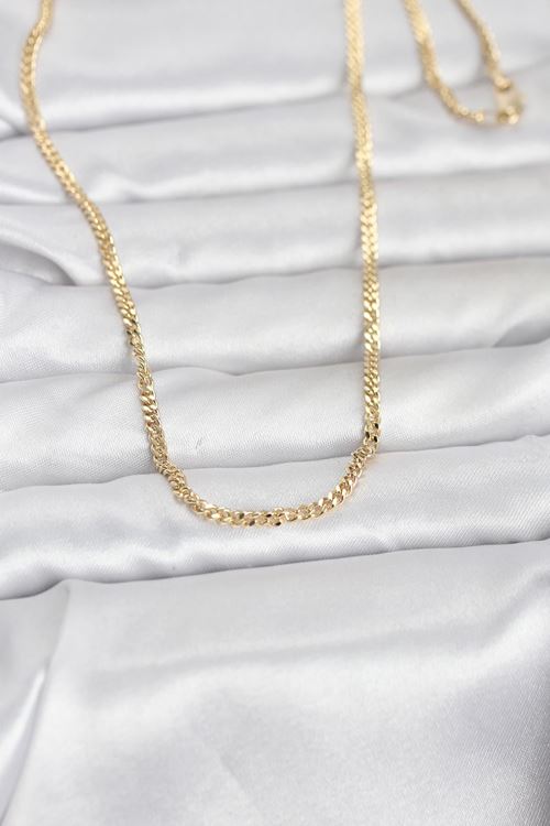 YRTCL CM 14K Gold Renk 60 cm Zincir Kadın Kolye