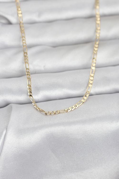 YRTCL CM 14K Gold Renk İnce Kuşgözü Zincir Model 60 cm Kadın Kolye