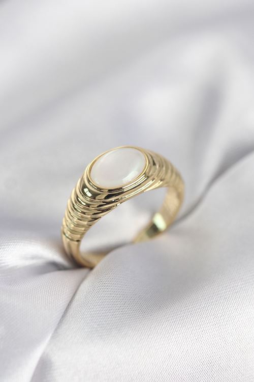 YRTCL Gold Renk Vintage Model Kadın Yüzük