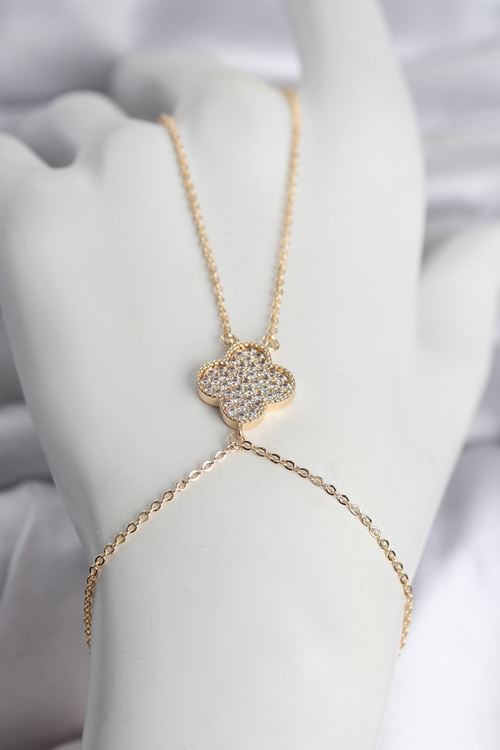 YRTCL Pirinç Gold Renk Yonca Model Kadın Şahmeran