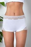 YRTCL DANTEL DETAYLI BOXER BEYAZ (MGP21783)
